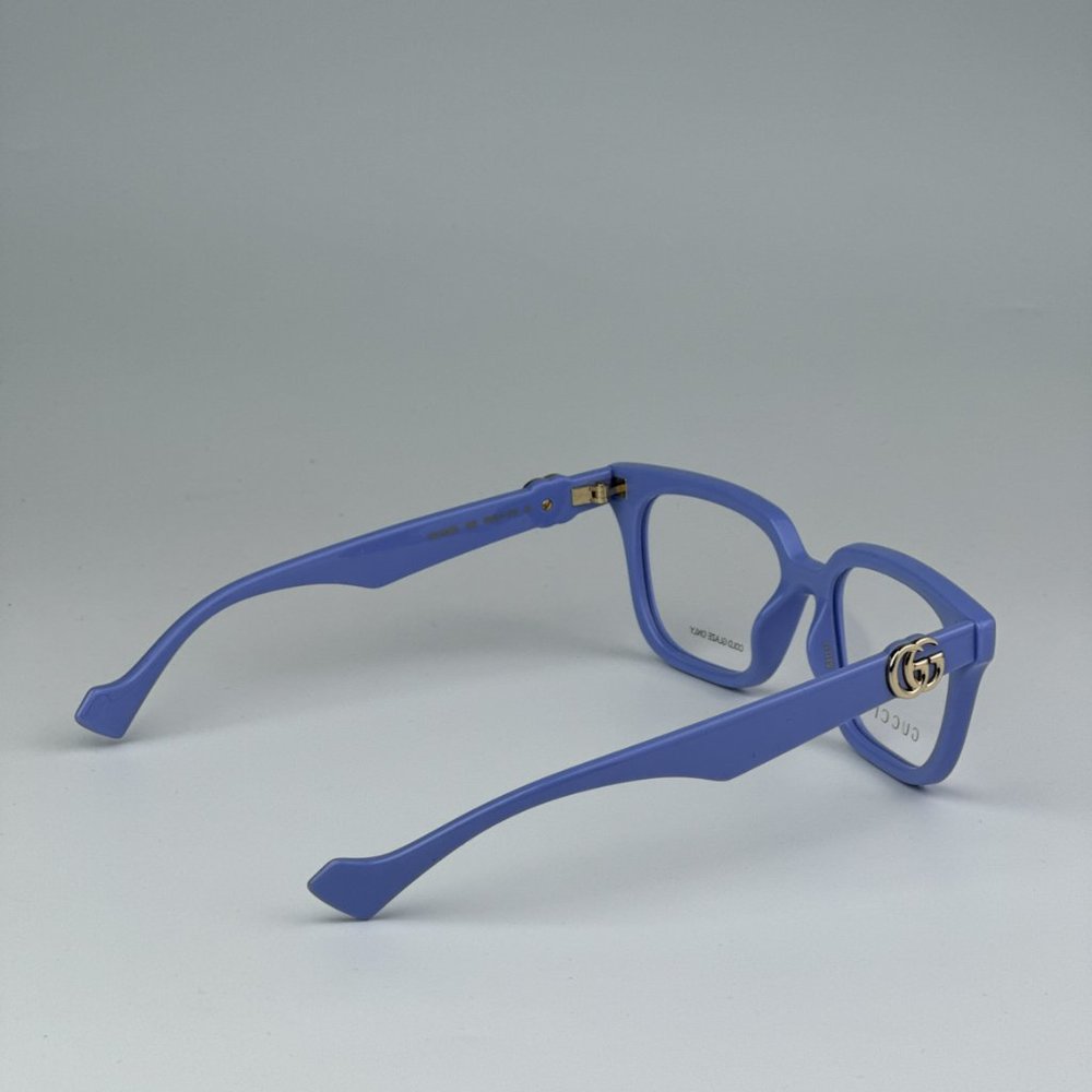 Gucci GG1536O 008 BRAND NEW Eyeglasses Violet Women Square - Picture 8 of 13